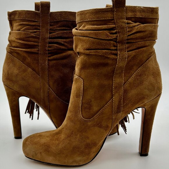 Jean-Michel Cazabat suede ankle boots size 38.5 - Picture 2 of 11